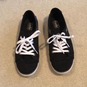 Keds canvas shoes - black and gray